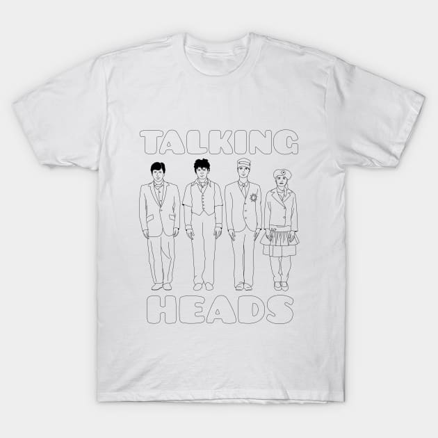 Talking Heads T-Shirt by JoannaPearson